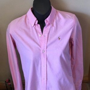 Ralph Lauren Pink Button Down Shirt size 4